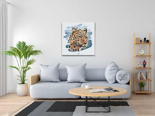 Paint by Numbers - Leopardhoved