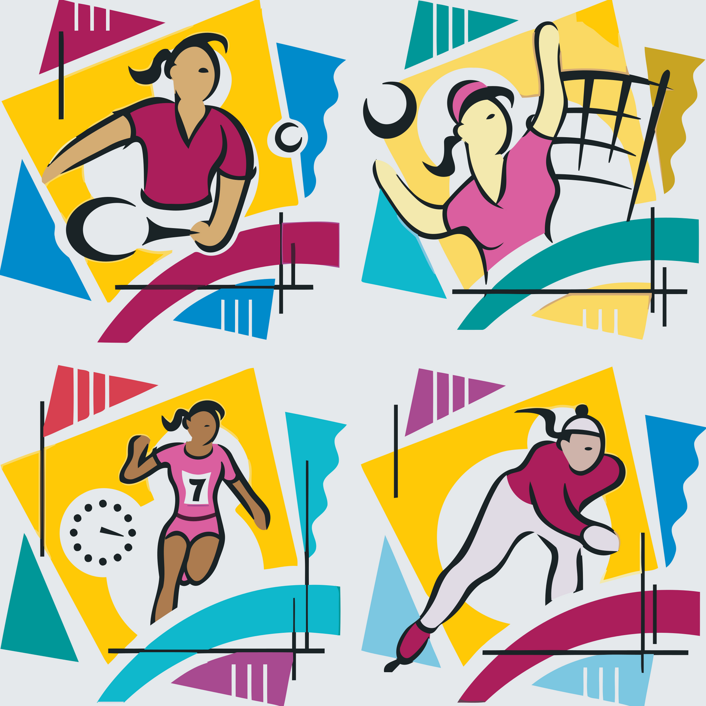 Paint by Numbers - Mix af Sports 2