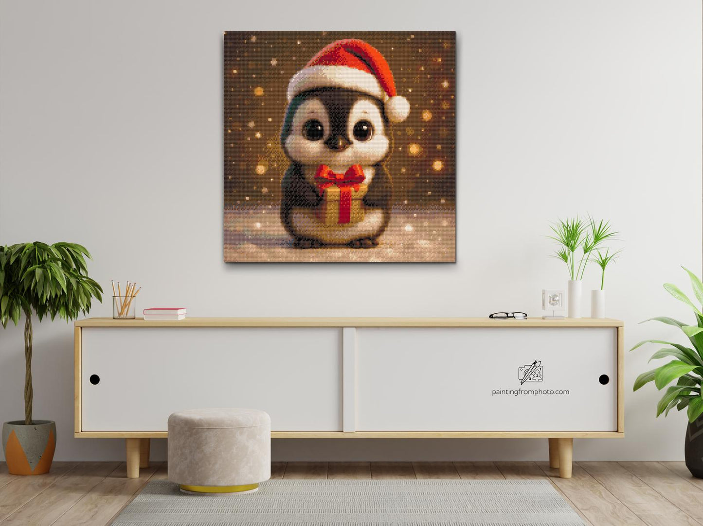 Diamond Painting - Julepingvin