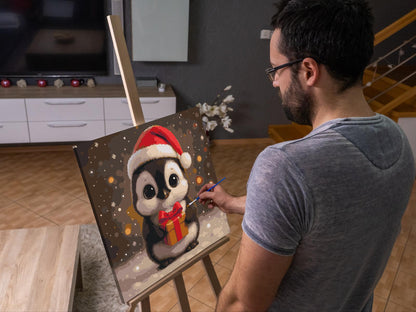 Paint by Numbers - Julepingvin