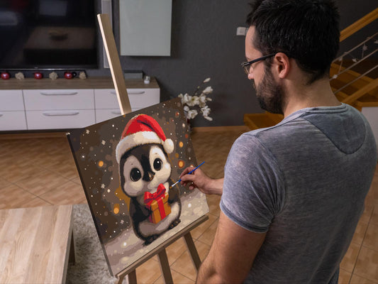 Paint by Numbers - Julepingvin