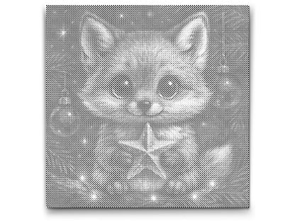 Mal-med-prikker -  Christmas Fox