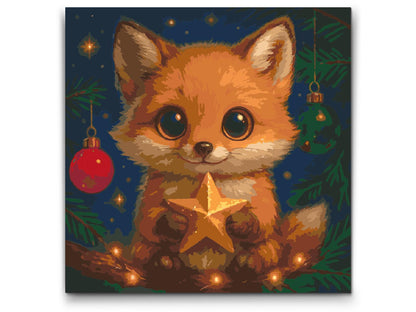 Paint by Numbers - Christmas Fox