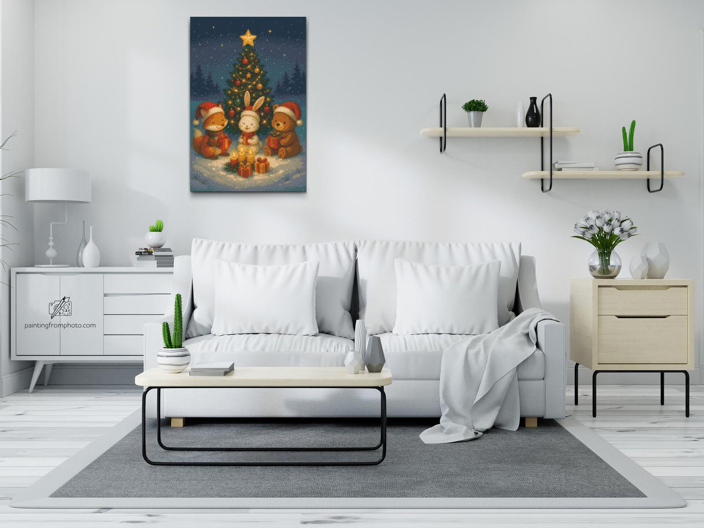 Diamond Painting - Dyr til jul
