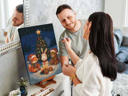 Paint by Numbers - Dyr til jul