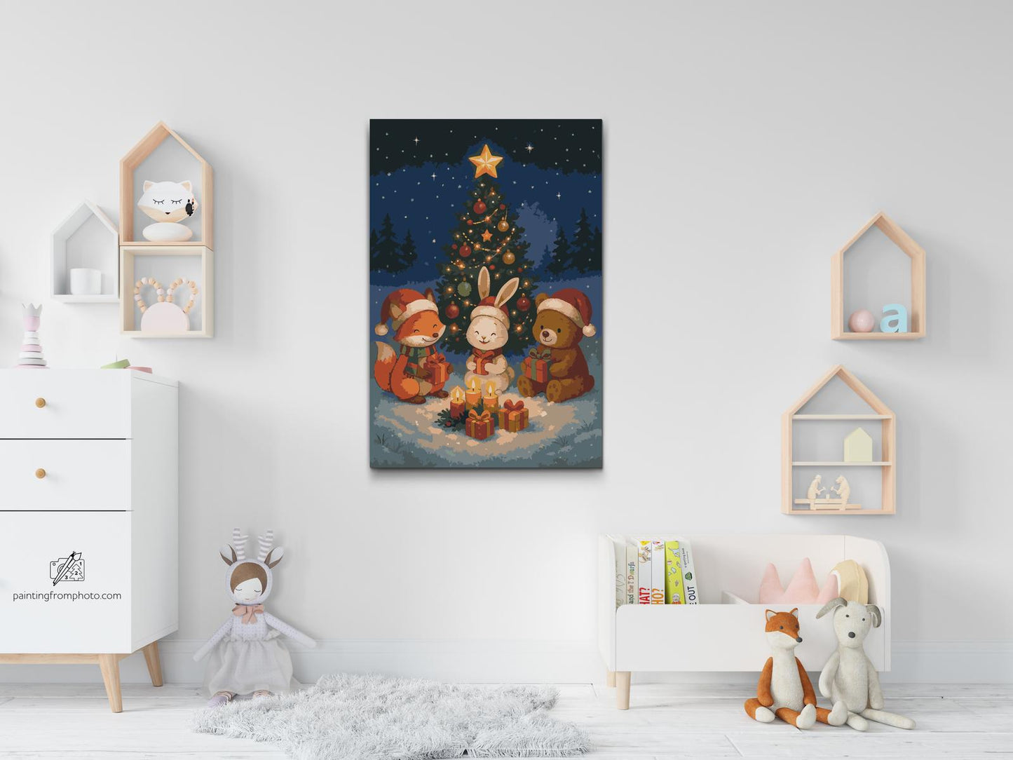 Paint by Numbers - Dyr til jul