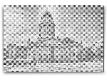 Mal-med-prikker -  Gendarmenmarkt-pladsen, Berlin – Tyskland