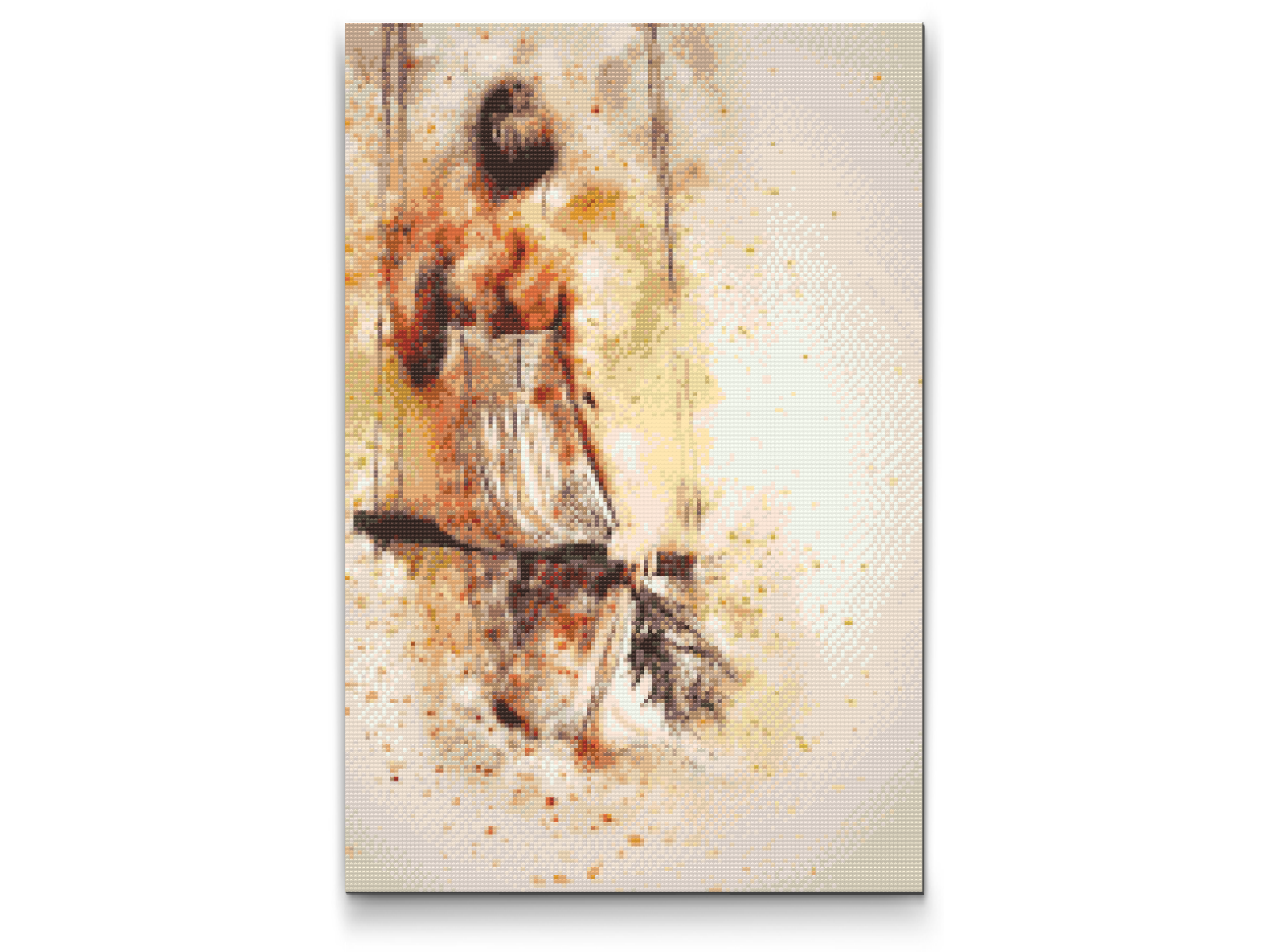 Diamond Painting - Pige på gyngen