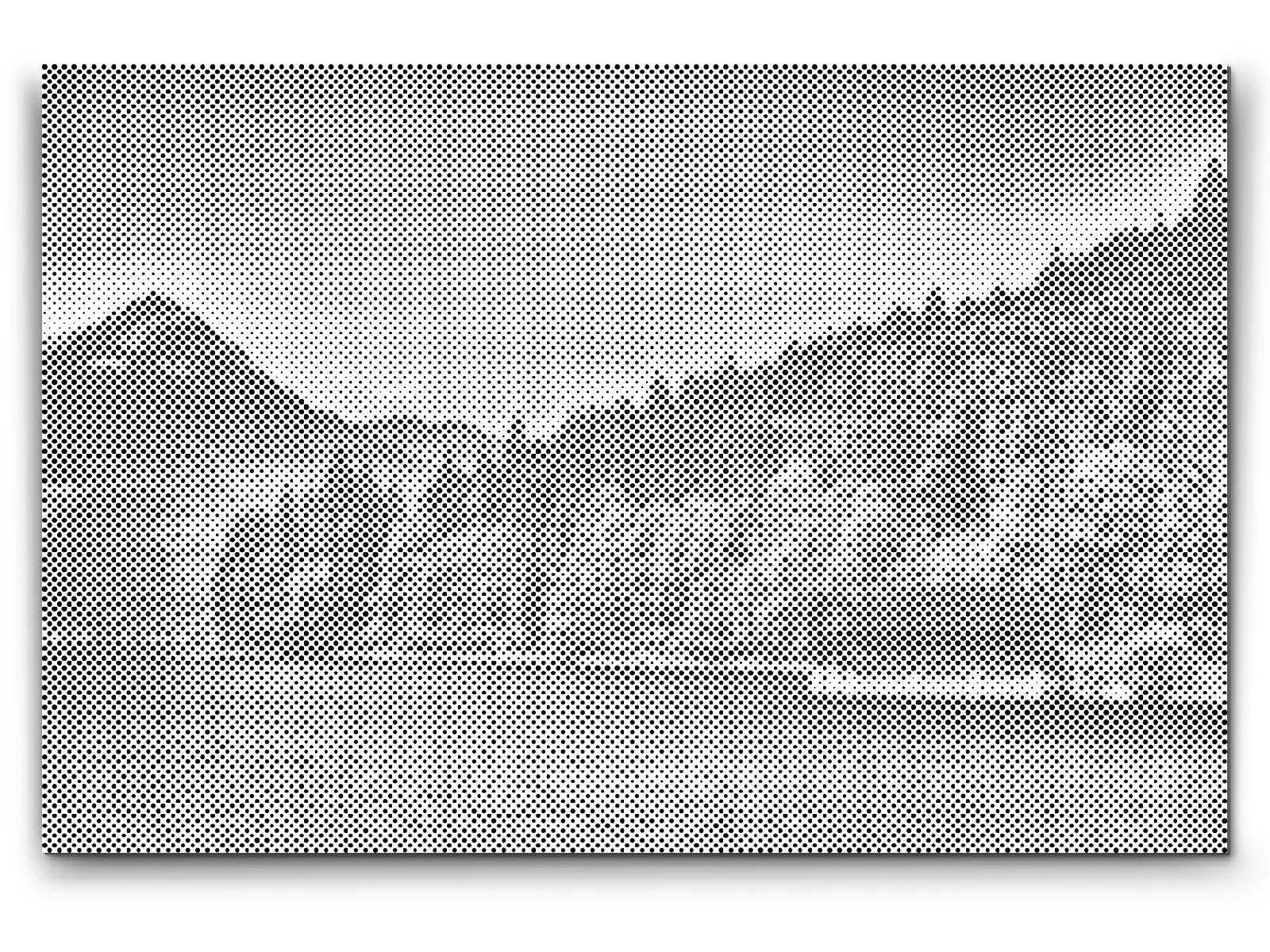 Mal-med-prikker -  Lille Hus ved Walchensee – Tyskland