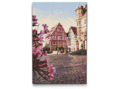 Diamond Painting - Forår i Rothenburg – Tyskland