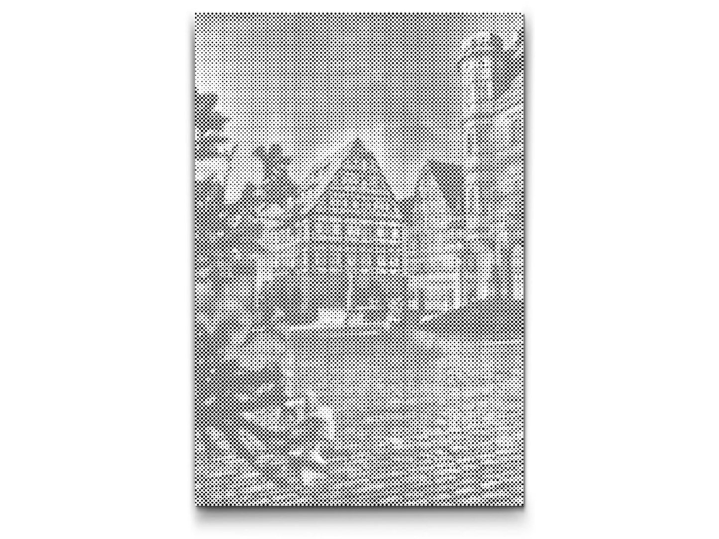 Mal-med-prikker -  Forår i Rothenburg – Tyskland