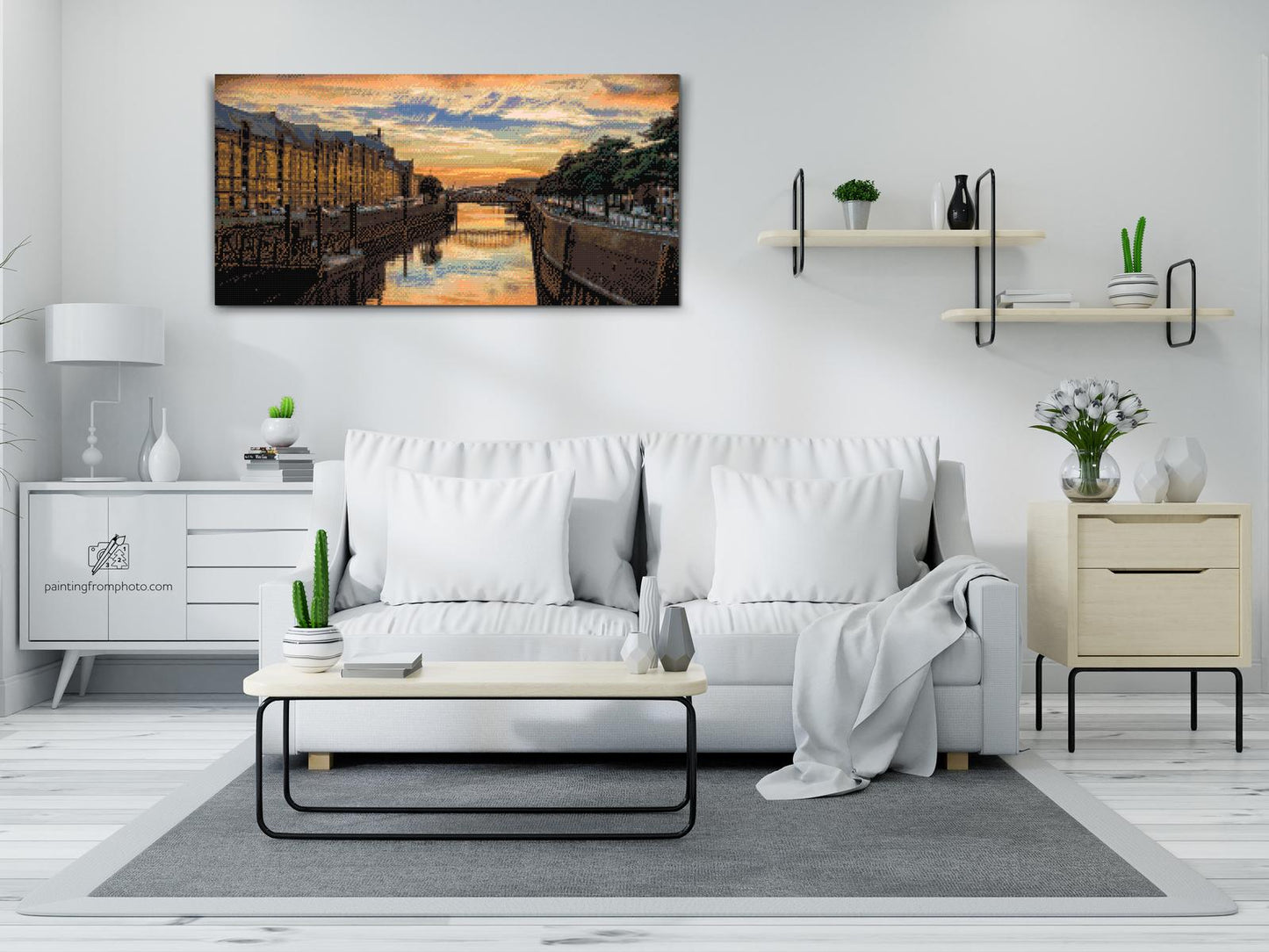 Diamond Painting - Speicherstadt, Hamborg – Tyskland