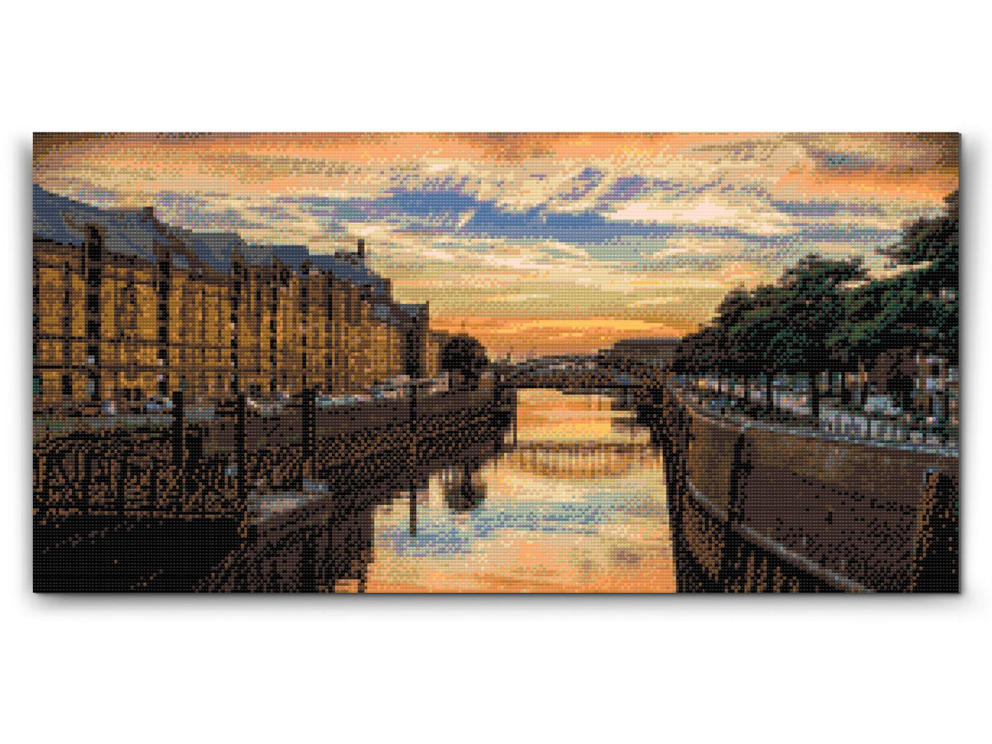 Diamond Painting - Speicherstadt, Hamborg – Tyskland