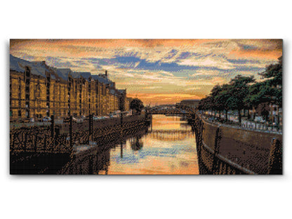 Diamond Painting - Speicherstadt, Hamborg – Tyskland
