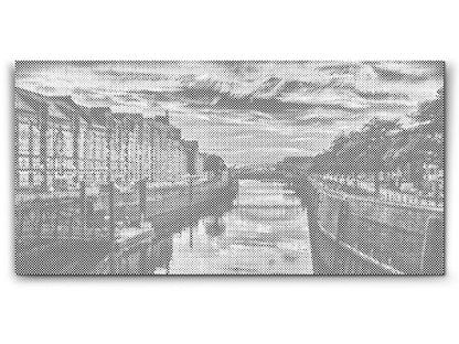 Mal-med-prikker -  Speicherstadt, Hamborg – Tyskland