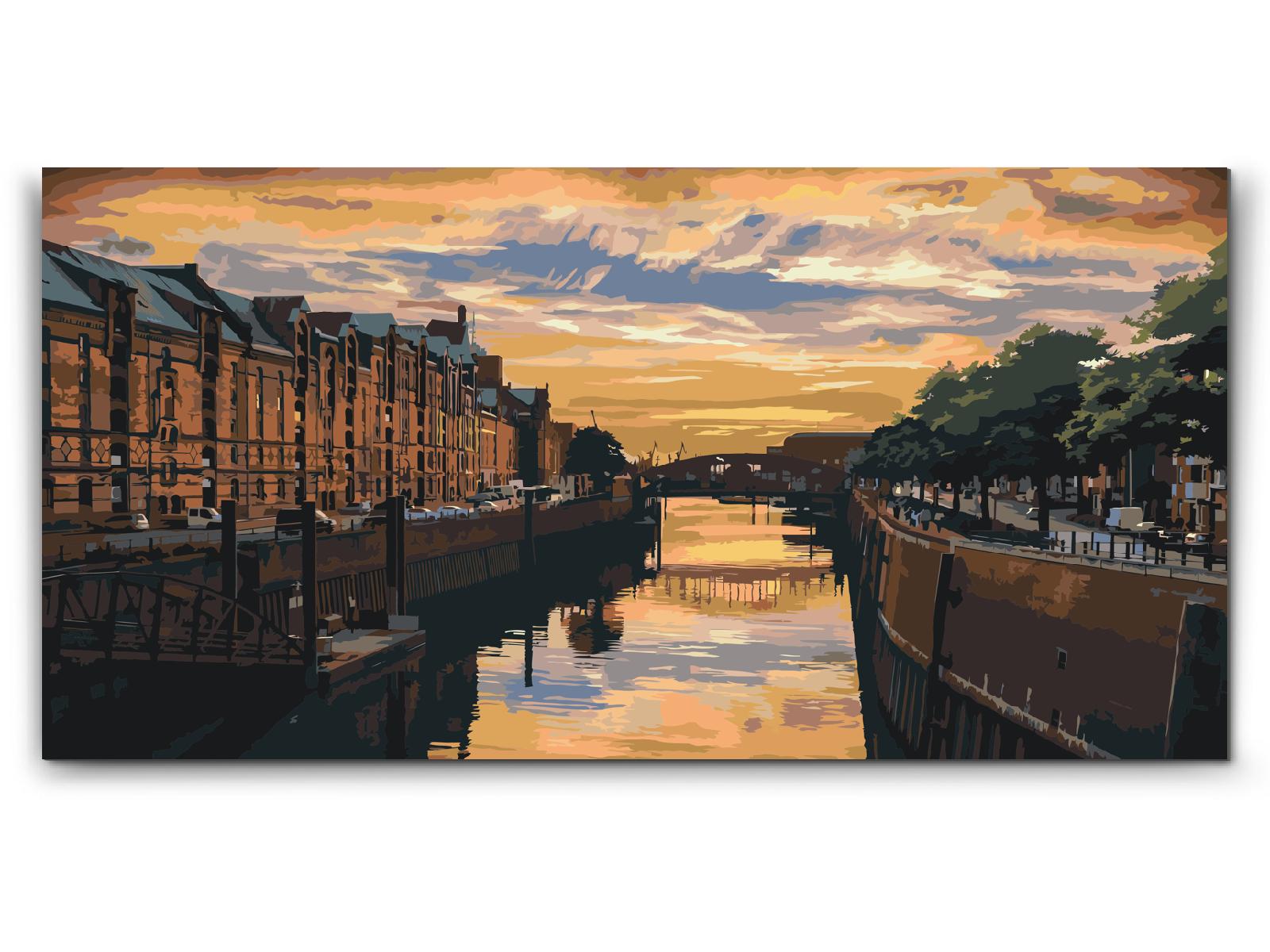 Paint by Numbers - Speicherstadt, Hamborg – Tyskland