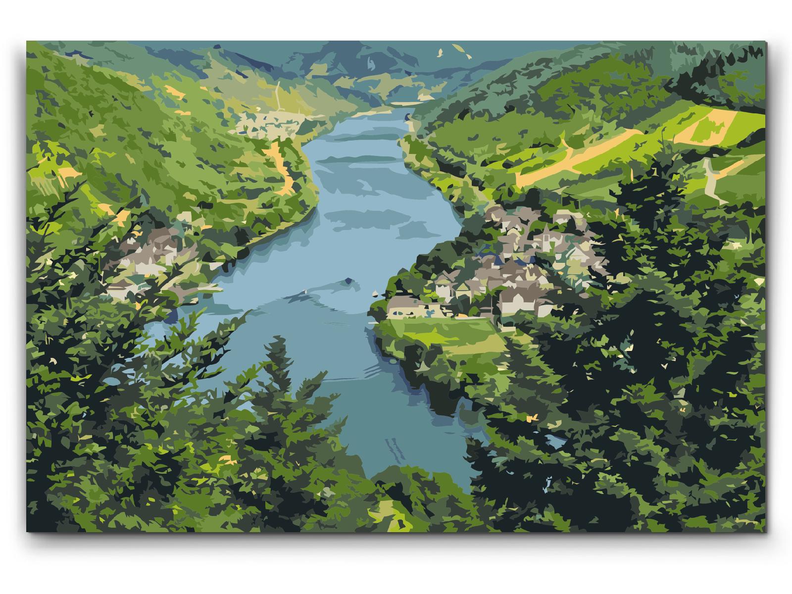 Paint by Numbers - Moseldalen – Tyskland