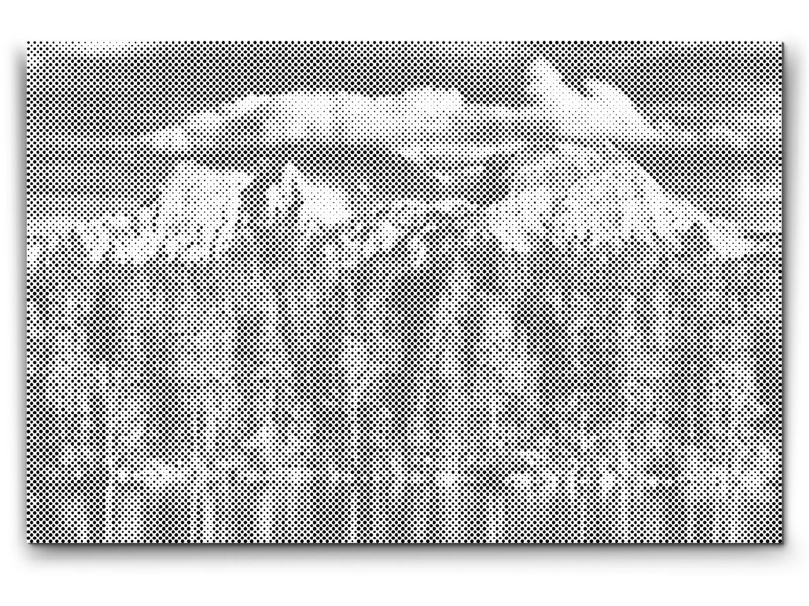 Mal-med-prikker -  Udsigt i Berchtesgaden – Tyskland