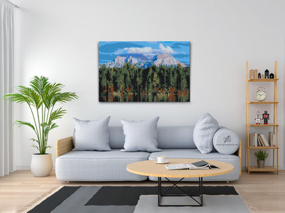Paint by Numbers - Udsigt i Berchtesgaden – Tyskland