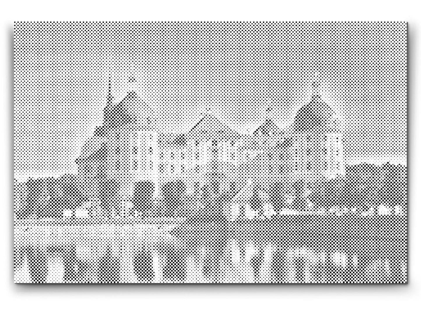 Mal-med-prikker -  Moritzburg Slot – Tyskland