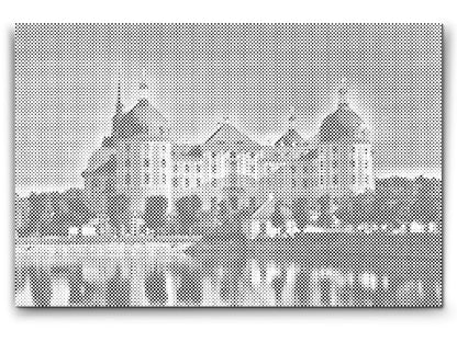 Mal-med-prikker -  Moritzburg Slot – Tyskland