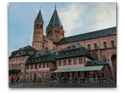 Diamond Painting - Katedralen, Mainz – Tyskland