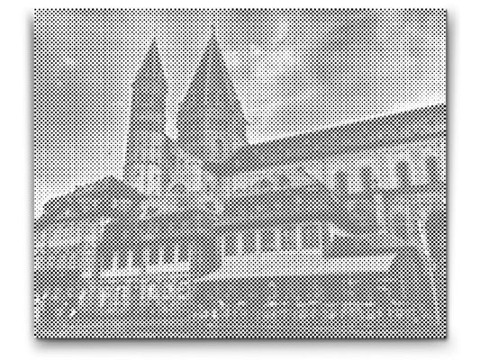 Mal-med-prikker -  Katedralen, Mainz – Tyskland
