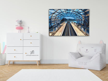 Paint by Numbers - Hamborg Togstation – Tyskland