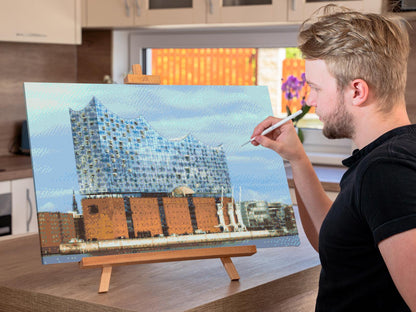 Diamond Painting - Elbphilharmonie, Hamborg – Tyskland