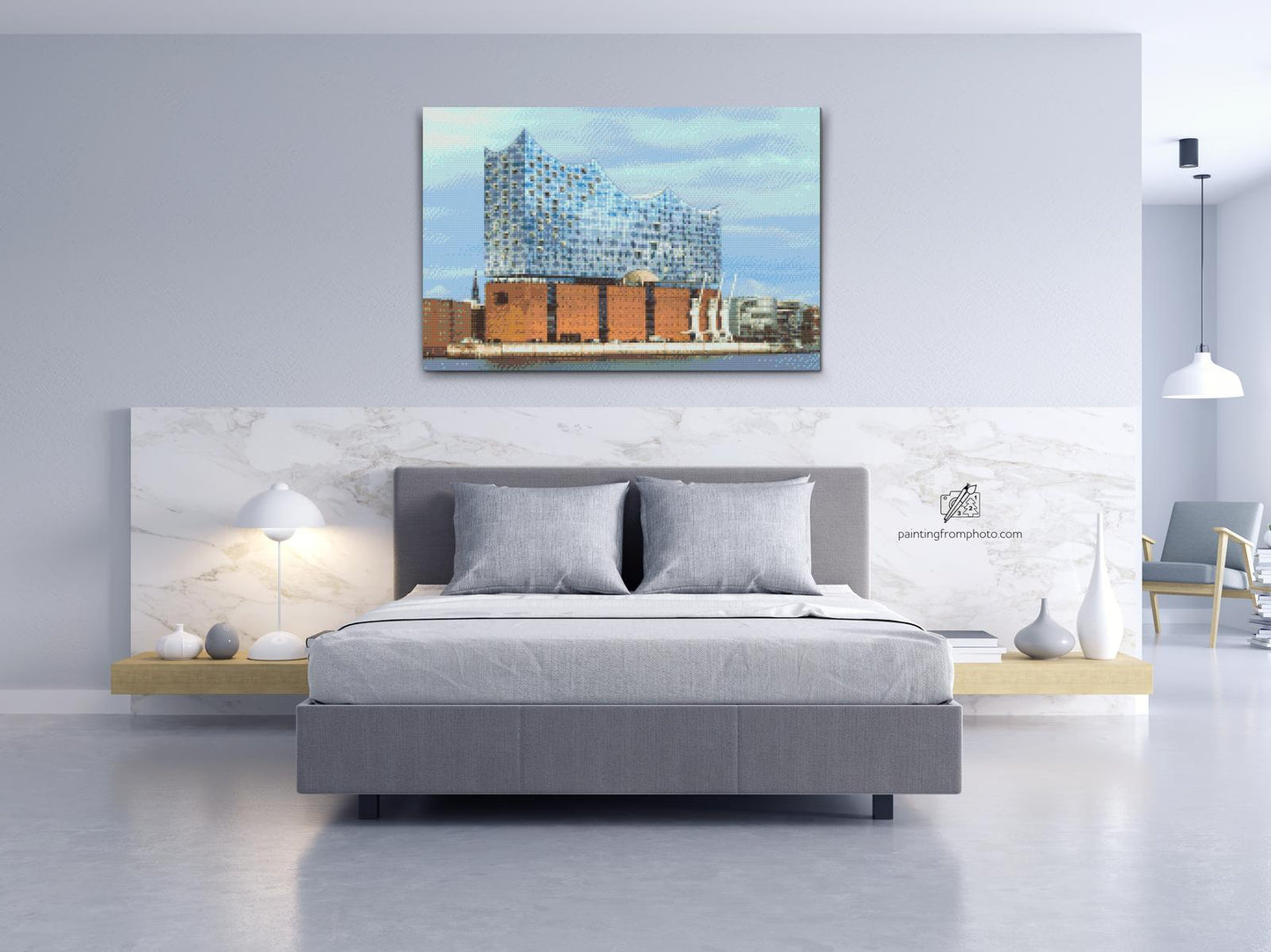 Diamond Painting - Elbphilharmonie, Hamborg – Tyskland