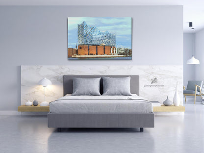 Diamond Painting - Elbphilharmonie, Hamborg – Tyskland