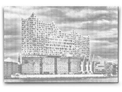 Mal-med-prikker -  Elbphilharmonie, Hamborg – Tyskland