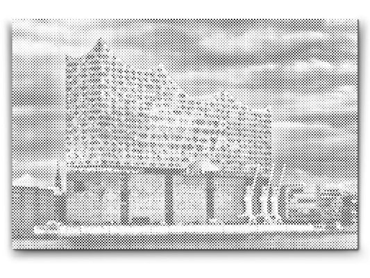 Mal-med-prikker -  Elbphilharmonie, Hamborg – Tyskland