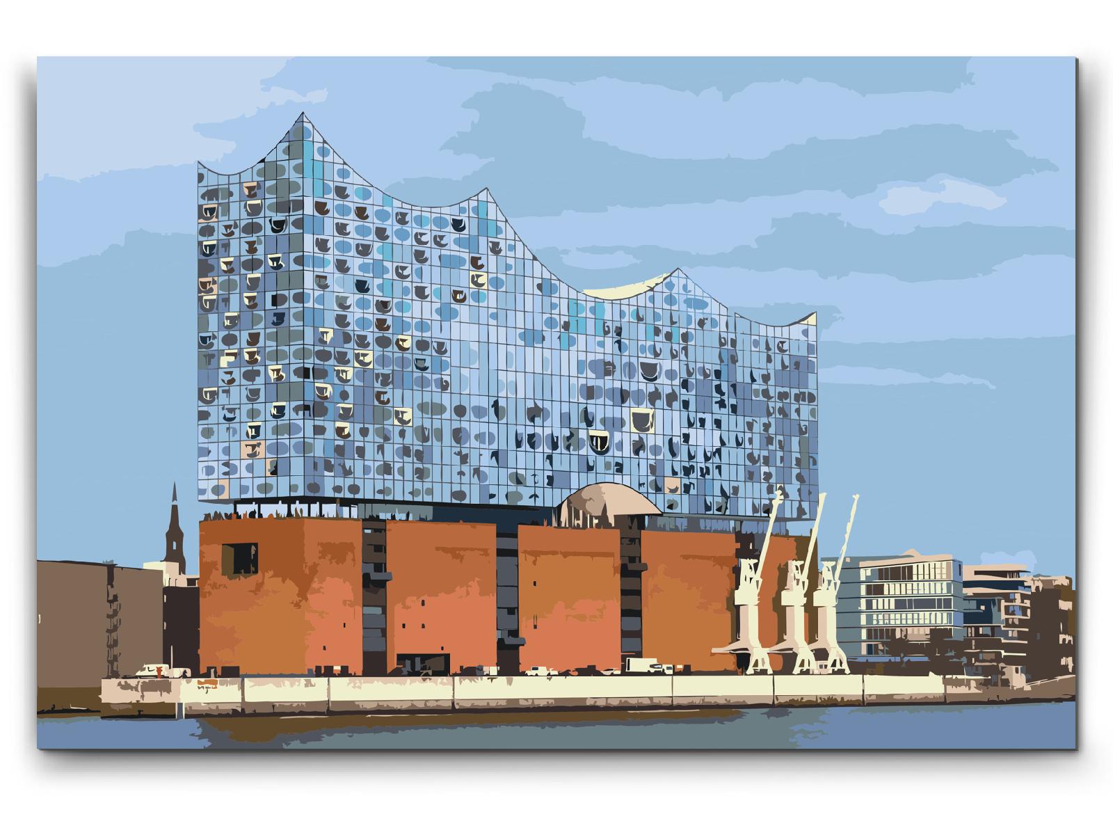 Paint by Numbers - Elbphilharmonie, Hamborg – Tyskland