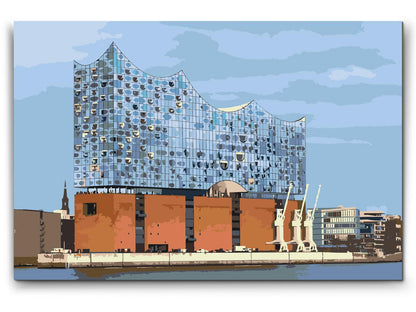 Paint by Numbers - Elbphilharmonie, Hamborg – Tyskland