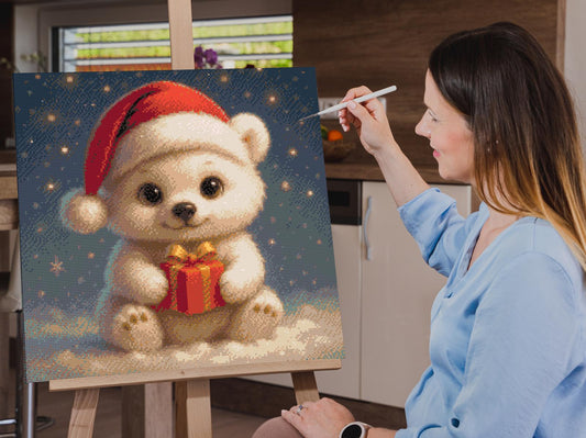 Diamond Painting - Juleisbjørn