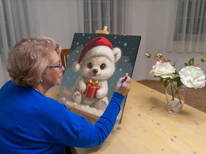 Paint by Numbers - Juleisbjørn