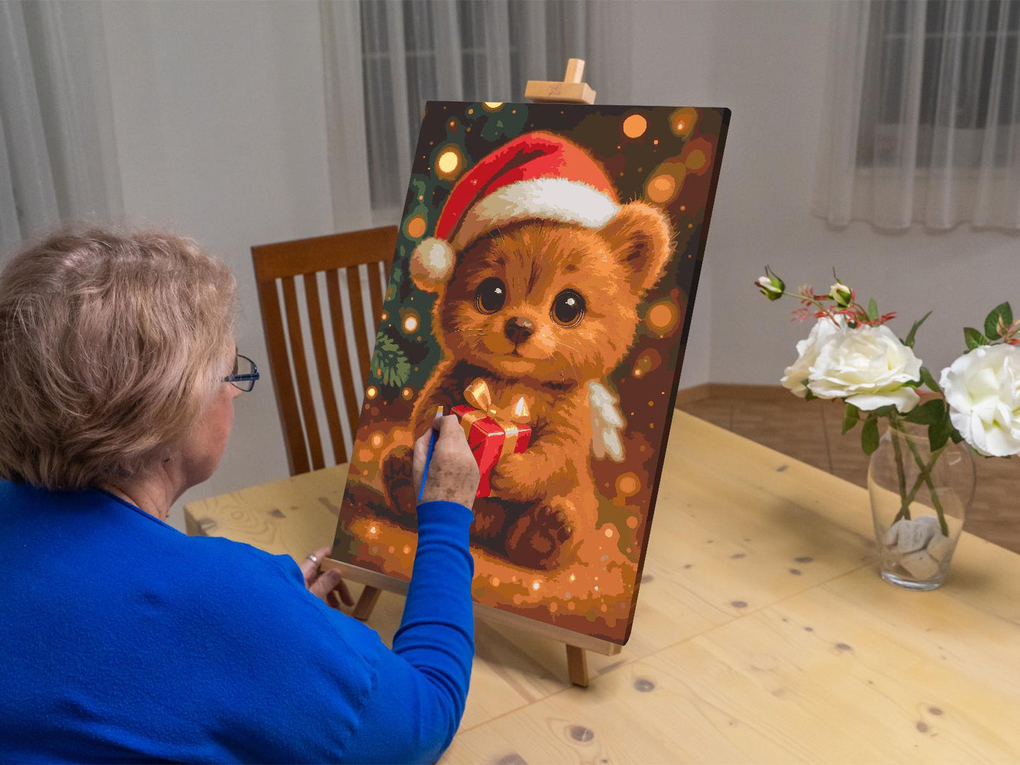 Paint by Numbers - Julebamse