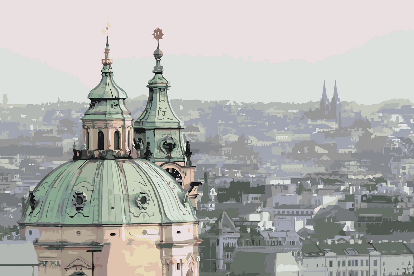 Paint by Numbers - Prague View