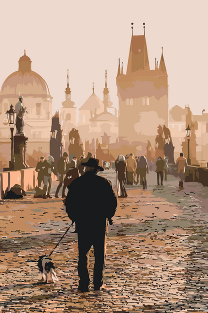 Paint by Numbers - Prag - Karlsbroen