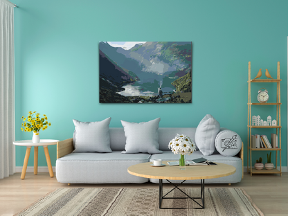 Paint by Numbers - Geirangerfjord, Norge