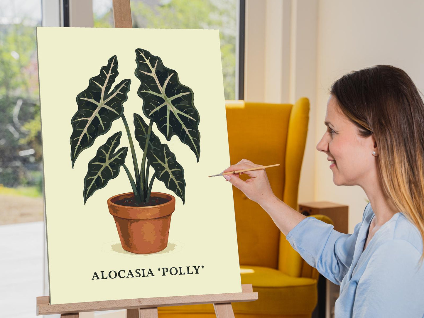 Paint by Numbers - Alocasia Polly