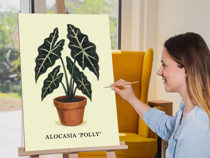 Paint by Numbers - Alocasia Polly