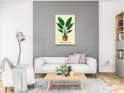 Paint by Numbers - Kæmpe Strelitzia