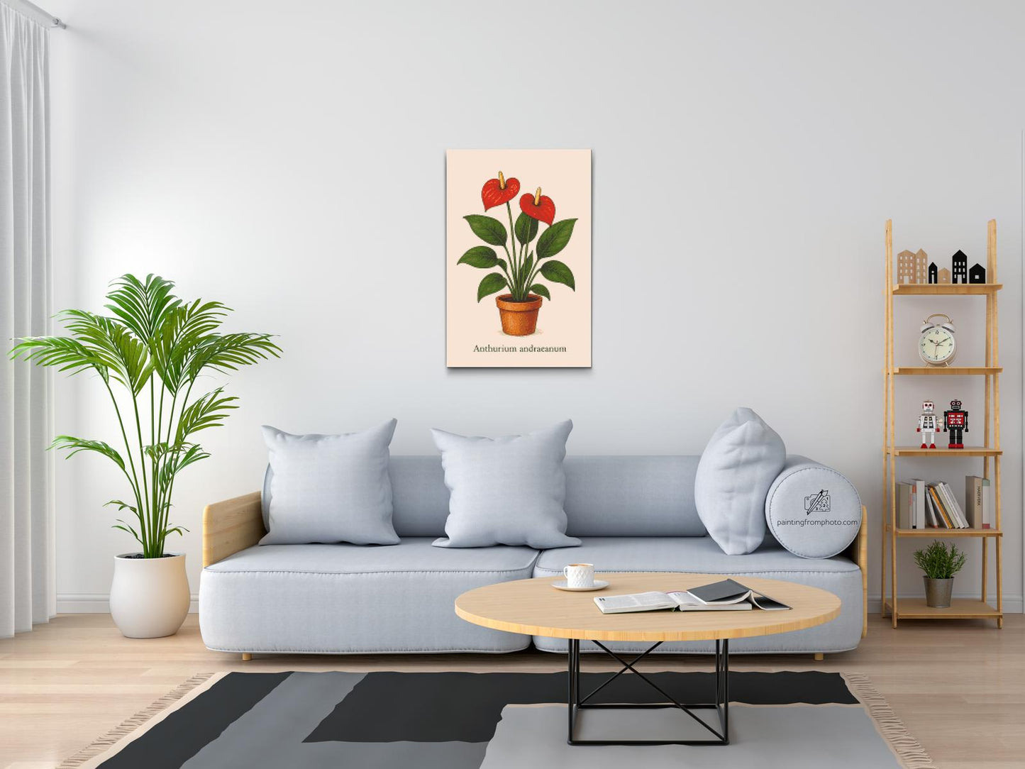 Diamond Painting - Andres anthurium / Flamingoblomst