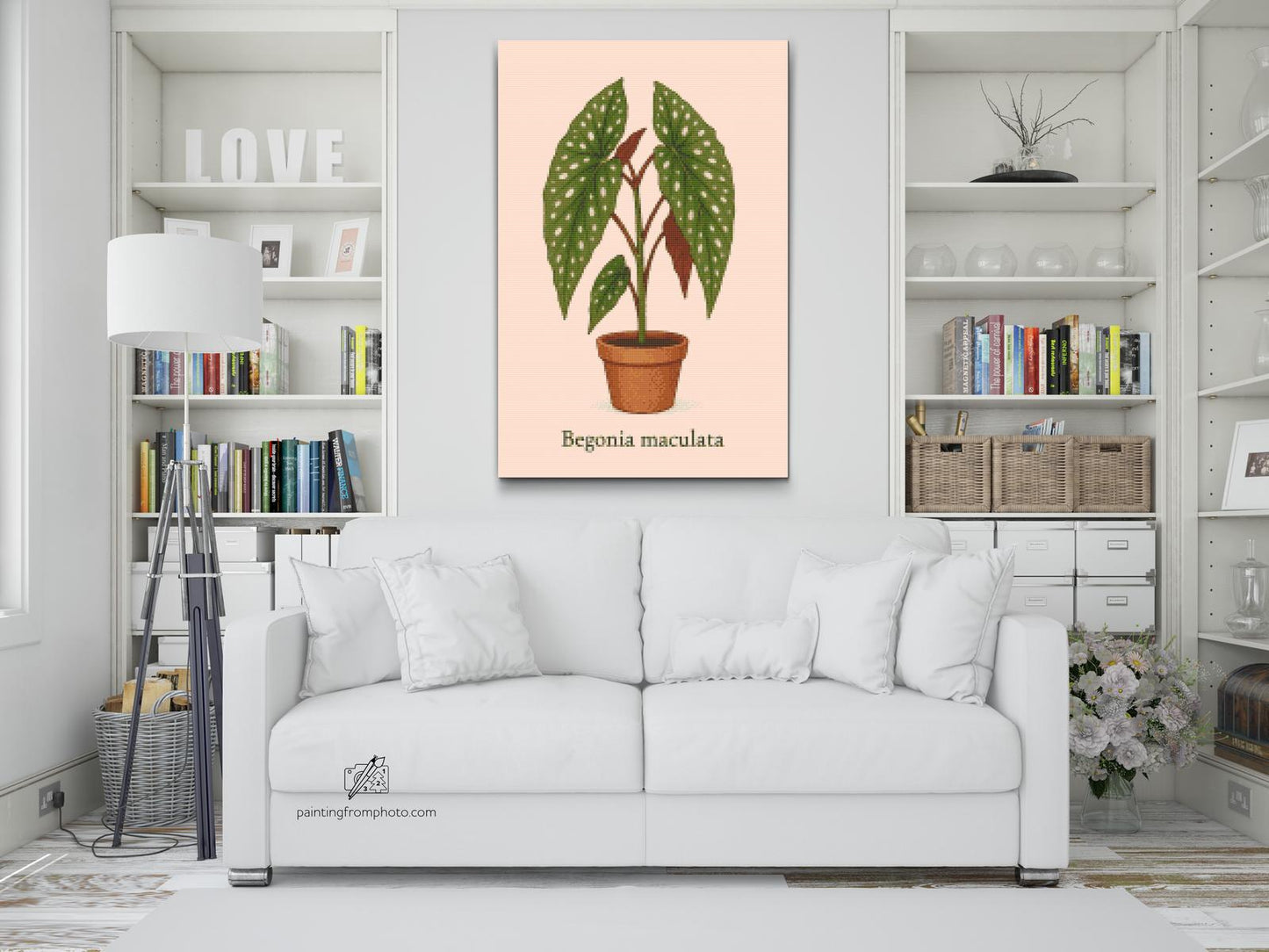 Diamond Painting - Polka Dot Begonia