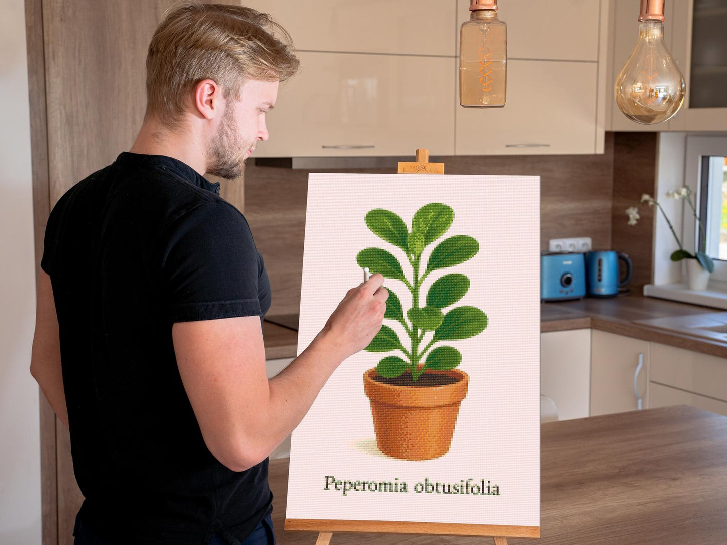 Diamond Painting - Babygummiplante