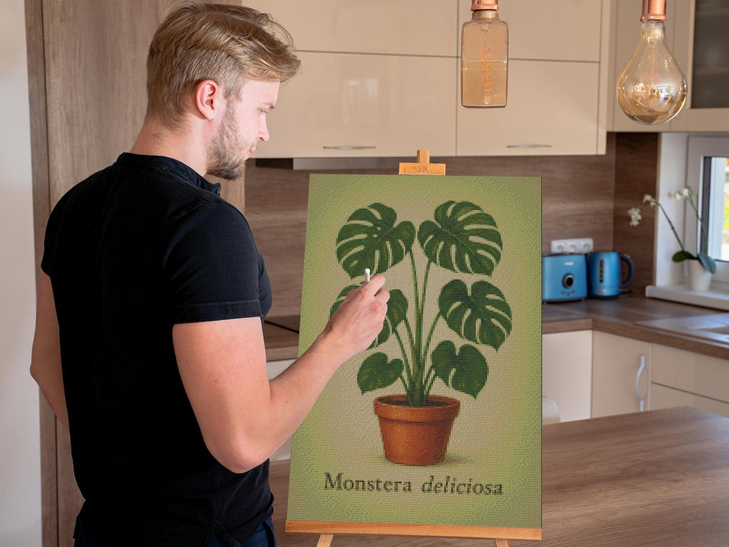 Diamond Painting - Monstera deliciosa