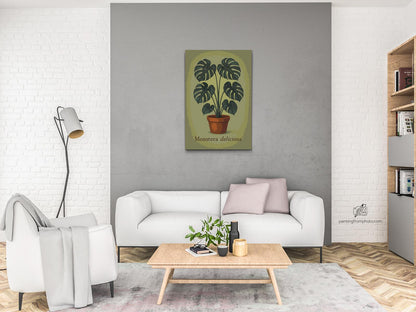 Paint by Numbers - Monstera deliciosa