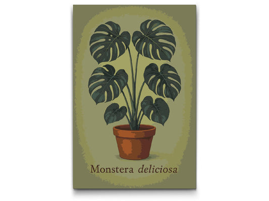 Paint by Numbers - Monstera deliciosa